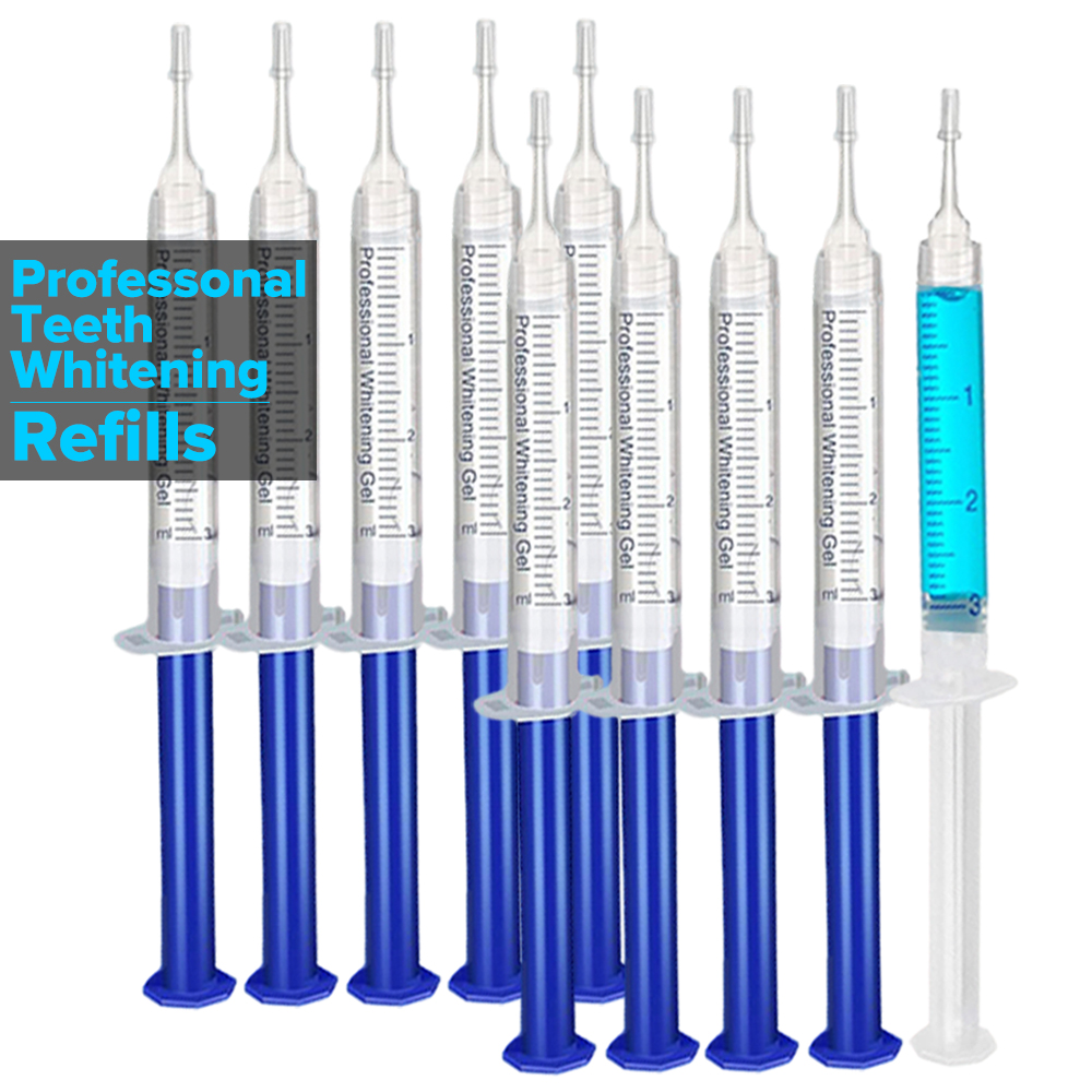 Teeth Whitening Accelerator - Zahnaufhellungsgel, Nachfüllspritze, Zahnaufhellungsgel, Bleichmittel für Tablett