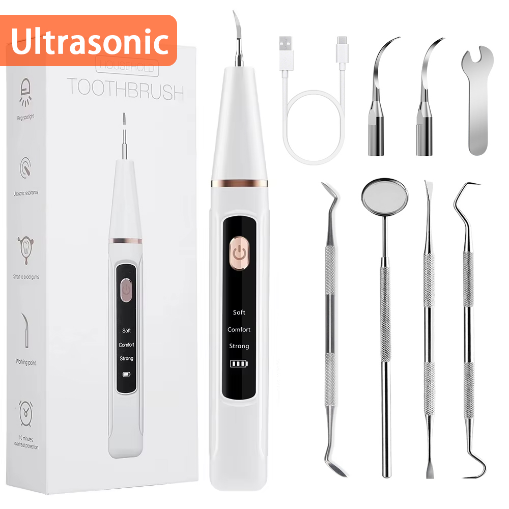 Teeth Whitening Kit Professional - Elektrische Ultraschall Dental Scaler Zahnstein Oral