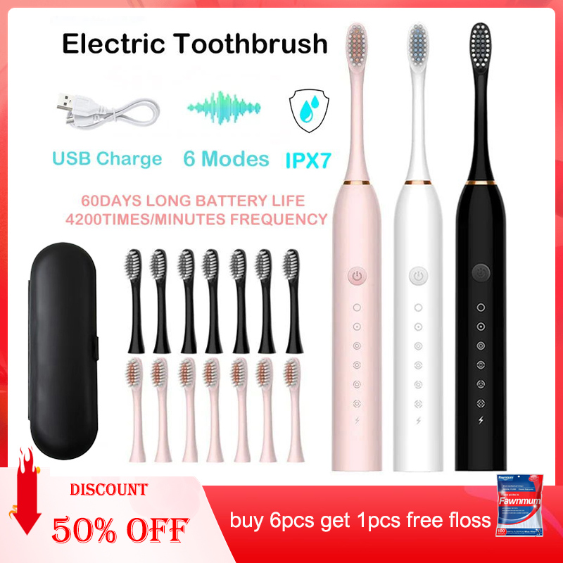 Teeth Whitening Or Tooth Whitening - Sonic Elektrische Zahnbürste Erwachsene Smart Timing