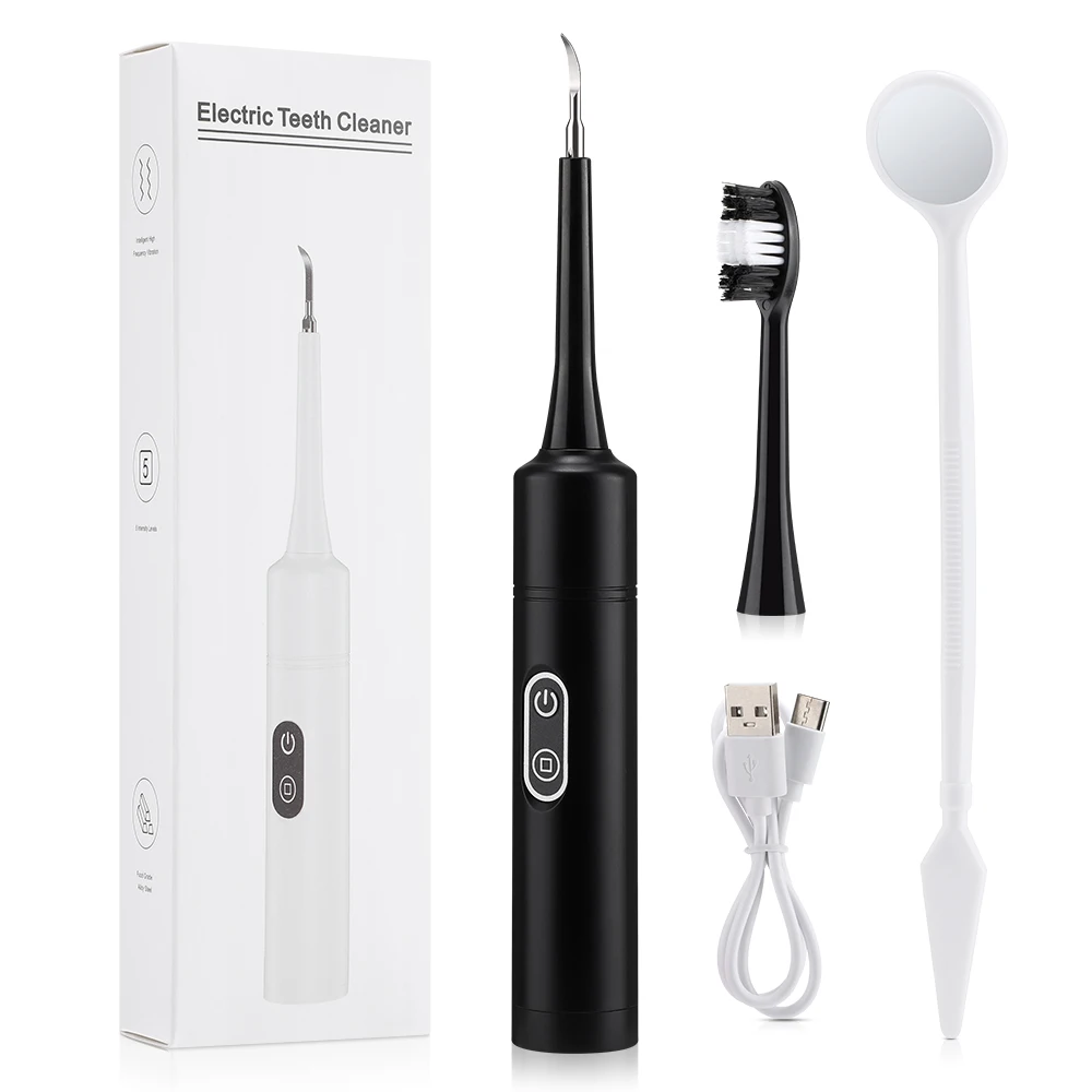 Teeth Whitening Kit Professional - Elektrischer Schallvibrations-Zahnreiniger Zahnaufhellung Plaque- und Zahnsteinentfernung