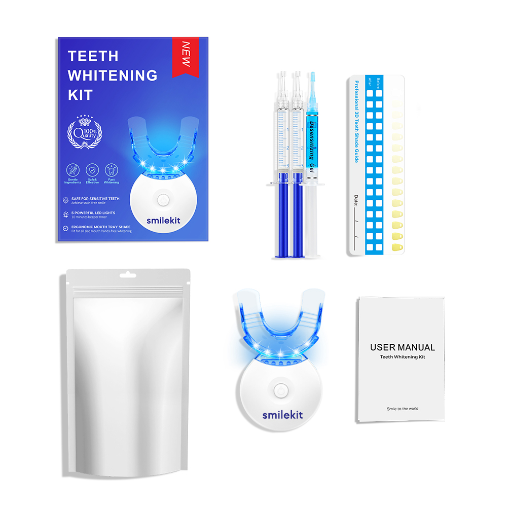 Zahnaufhellungs-Set – 5 x LED- – Teeth Whitening Cream Bewertung und Preis