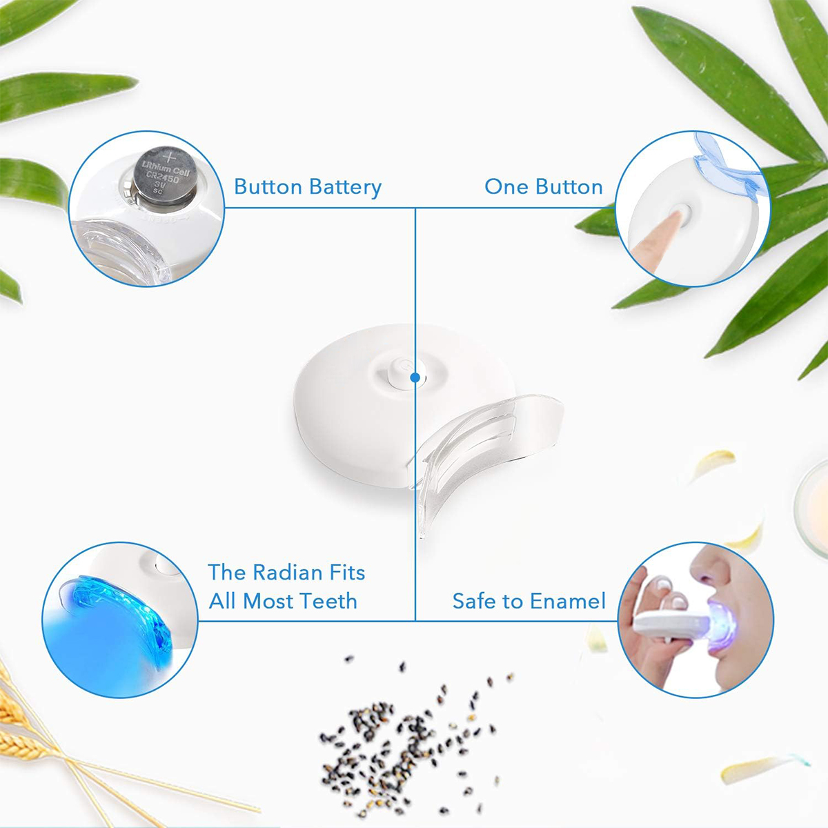 Zahnaufhellungs-Set – 5 x LED- – Teeth Whitening Cream Bewertung und Preis