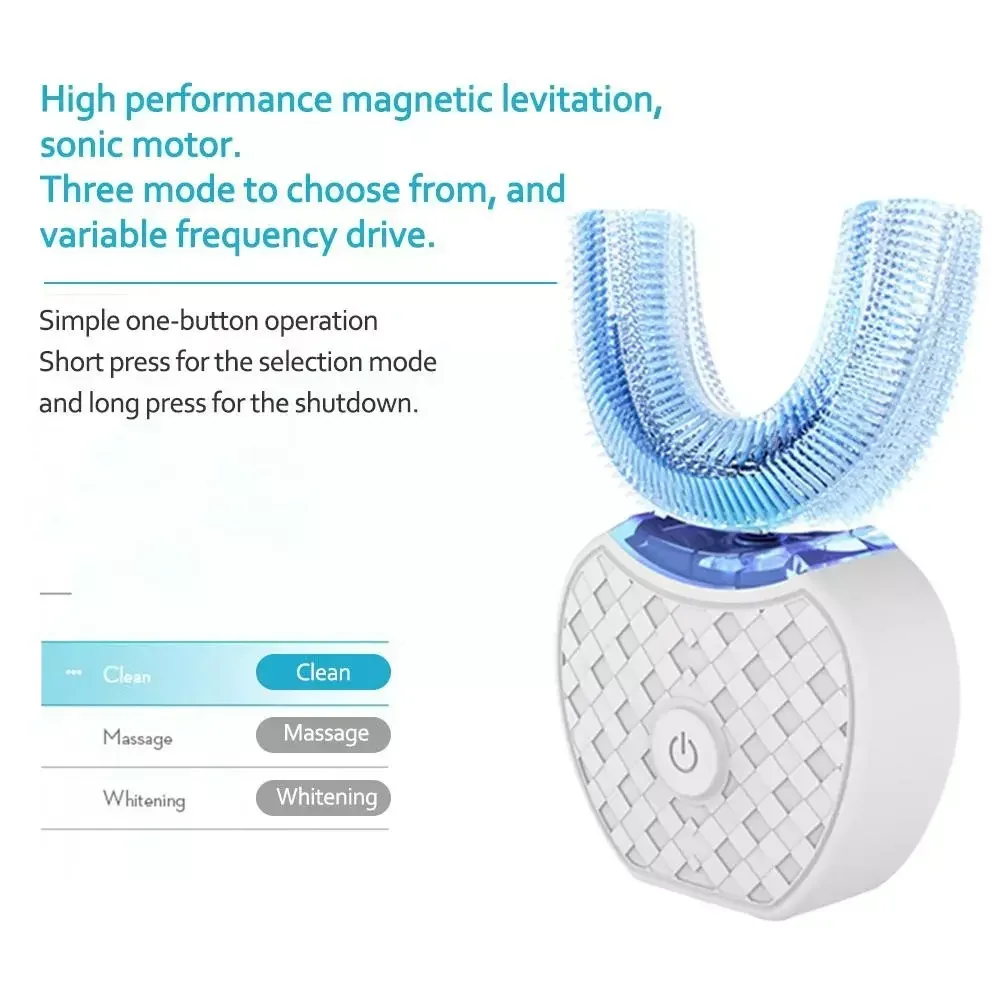 Ultraschall-Elektrozahnbürste  – Teeth Whitening With Blue Light Bewertung und Preis