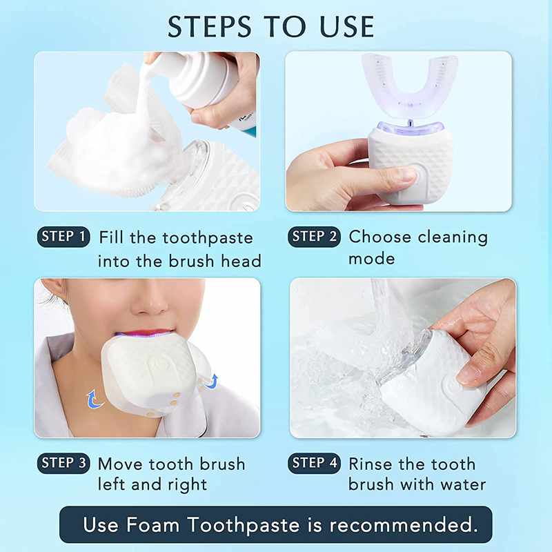 U-förmiges Wiederaufladbares L – Teeth Whitening Light Kit Bewertung und Preis