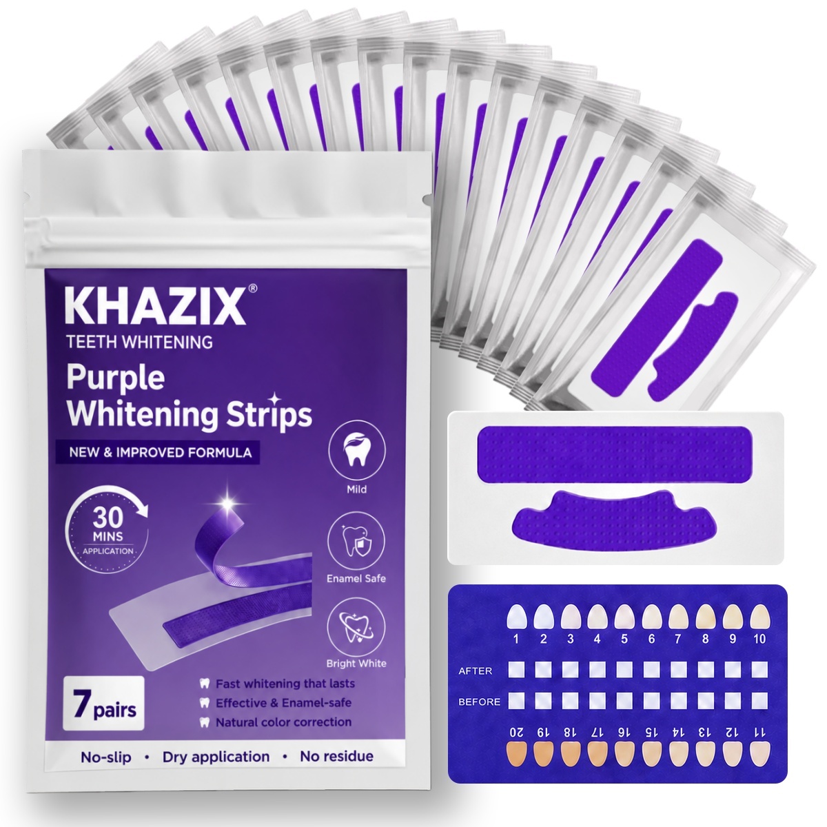 7 Paar Zahnaufhellungsstreifen – Teeth Whitening Strips Crest Bewertung und Preis