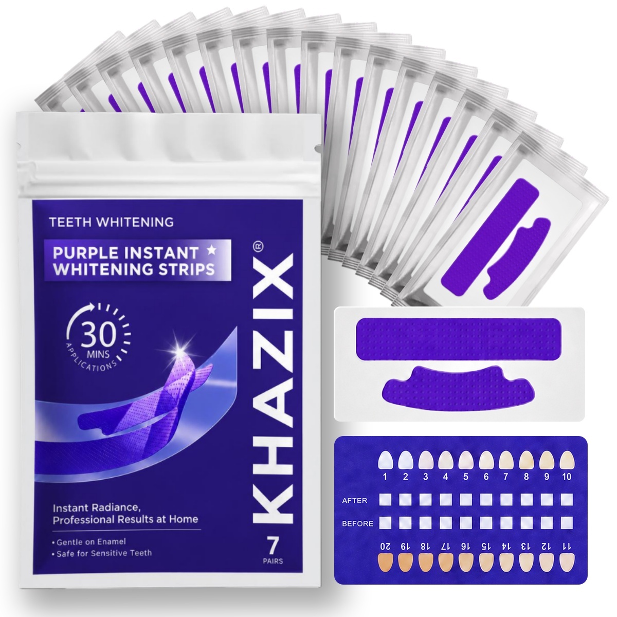 1/7 Paar Zahnaufhellungsstreif – Teeth Whitening Strips Crest Bewertung und Preis