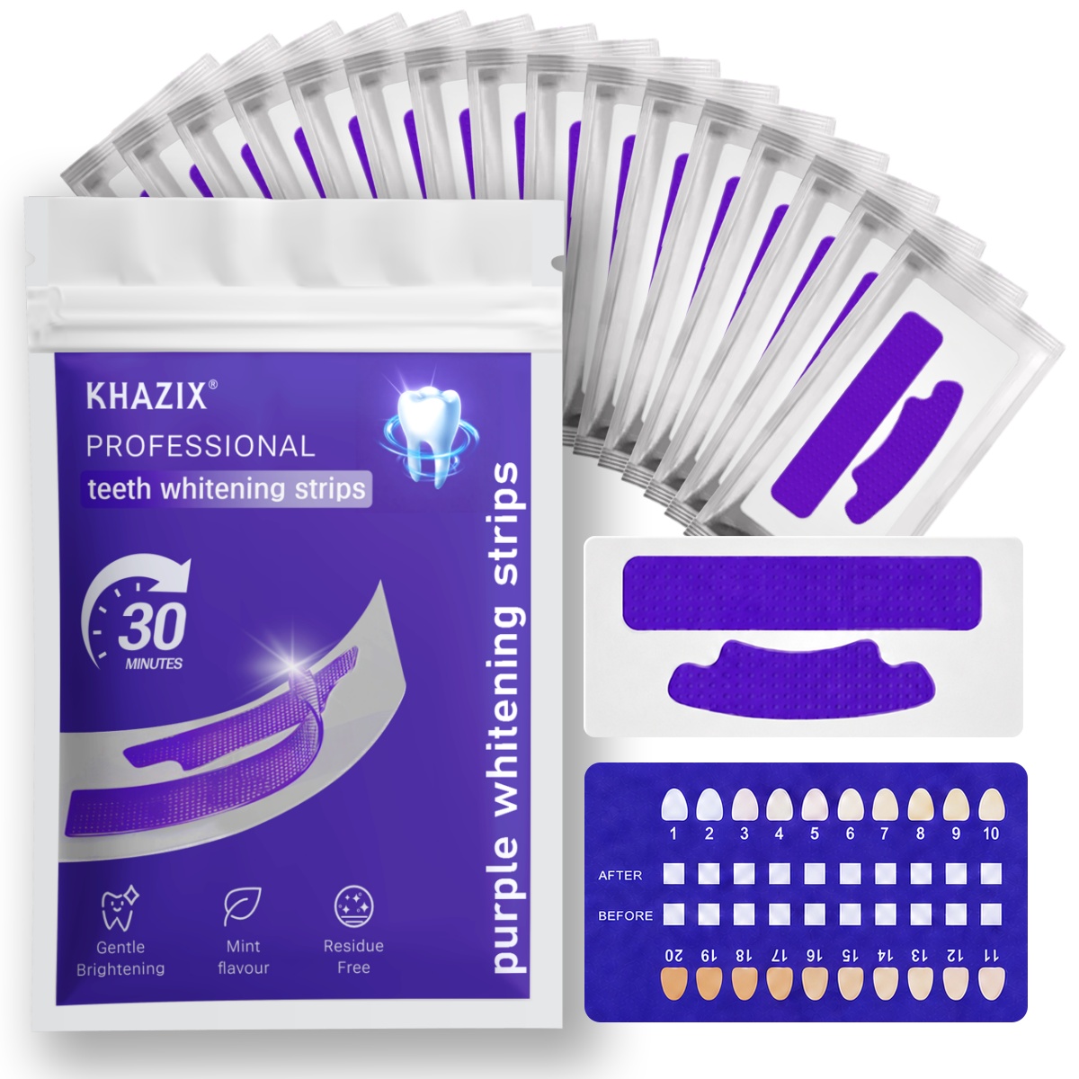 7-teiliges Zahnaufhellungs-Set – Teeth Whitening Strips Crest Bewertung und Preis