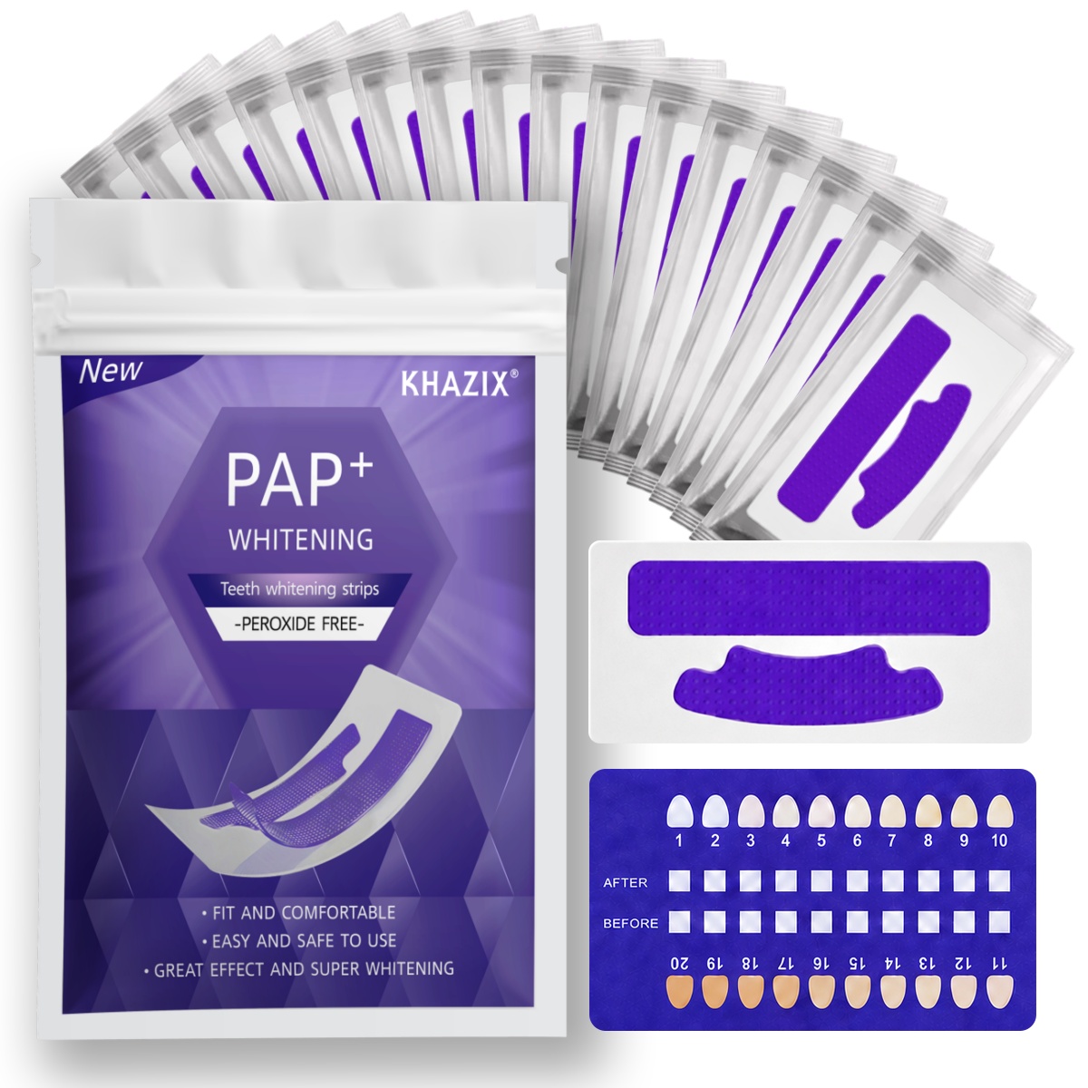 7 Paar Zahnaufhellungsstreifen – Teeth Whitening Strips Crest Bewertung und Preis