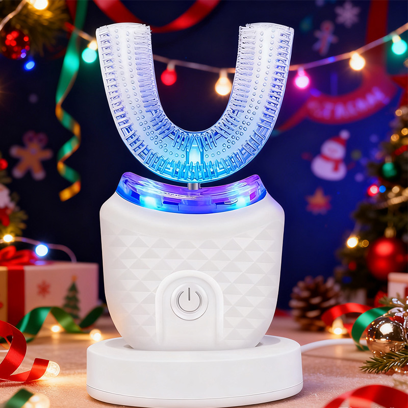 Tragbare U-förmige elektrische – Teeth Whitening Light Kit Bewertung und Preis