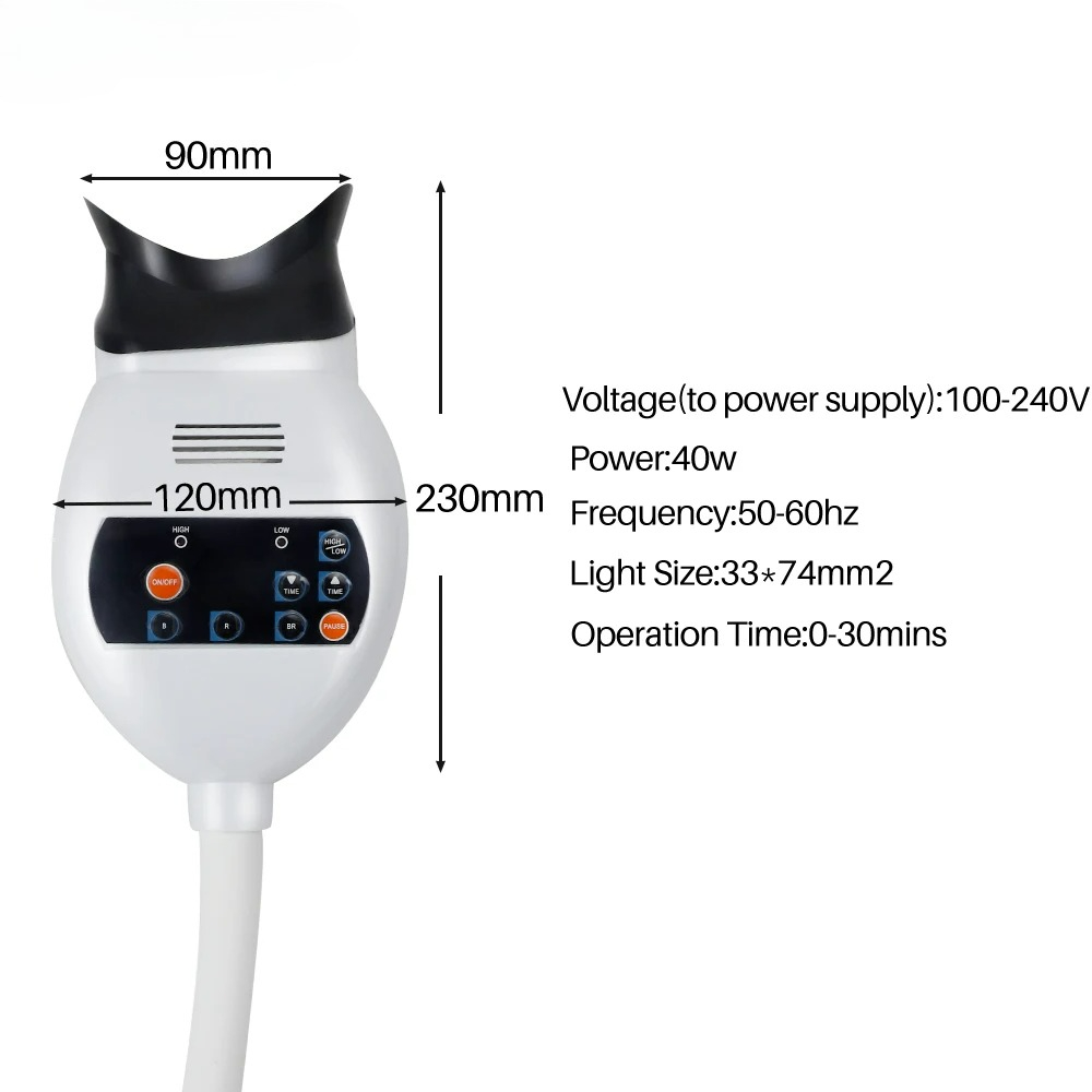 Einstellbare 3-Farben-LED-Zahn – Teeth Whitening Accelerator Bewertung und Preis
