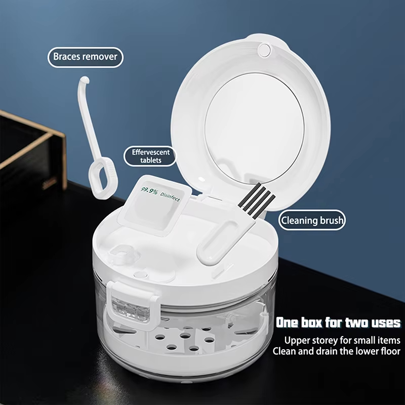 Tragbarer kieferorthopädischer – Teeth Whitening Brush Bewertung und Preis
