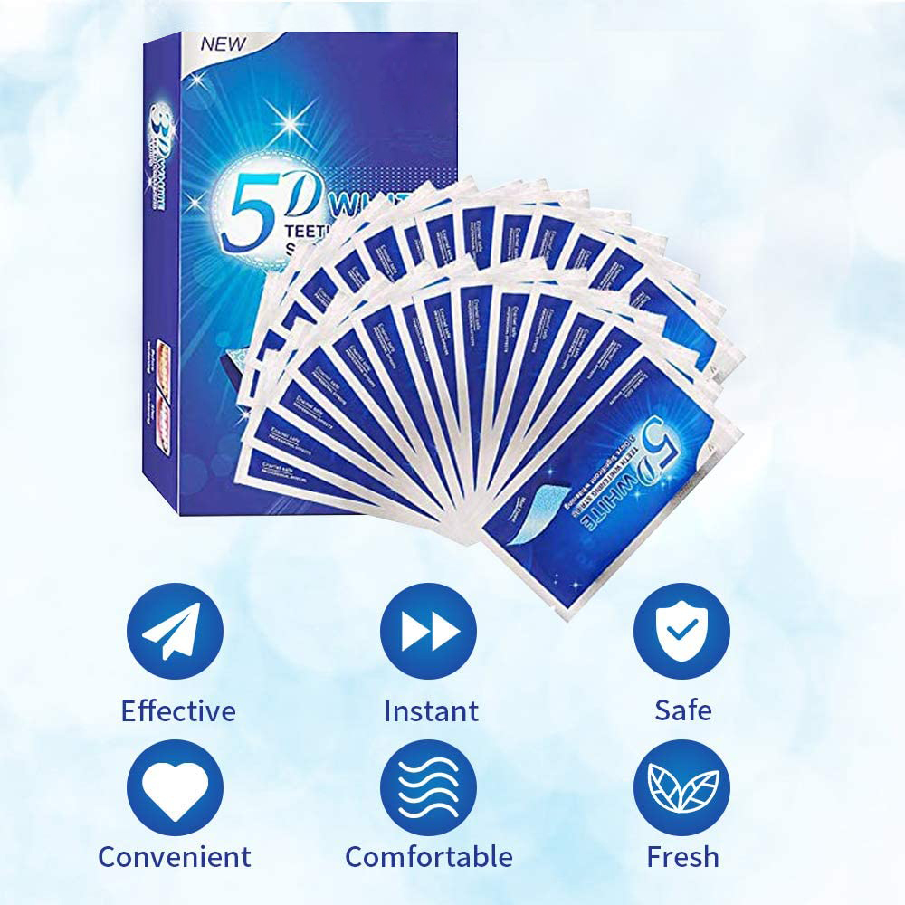 5D Weiße Zahnweißstreifen, Auf – Teeth Whitening Strips Crest Bewertung und Preis