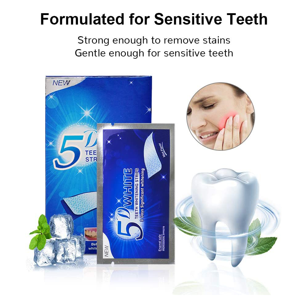 5D Weiße Zahnweißstreifen, Auf – Teeth Whitening Strips Crest Bewertung und Preis